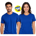 POLERA UNISEX AZUL REY ALGODÓN