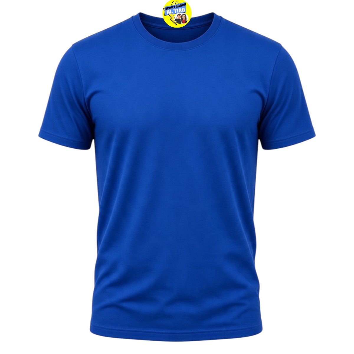 POLERA UNISEX AZUL REY ALGODÓN