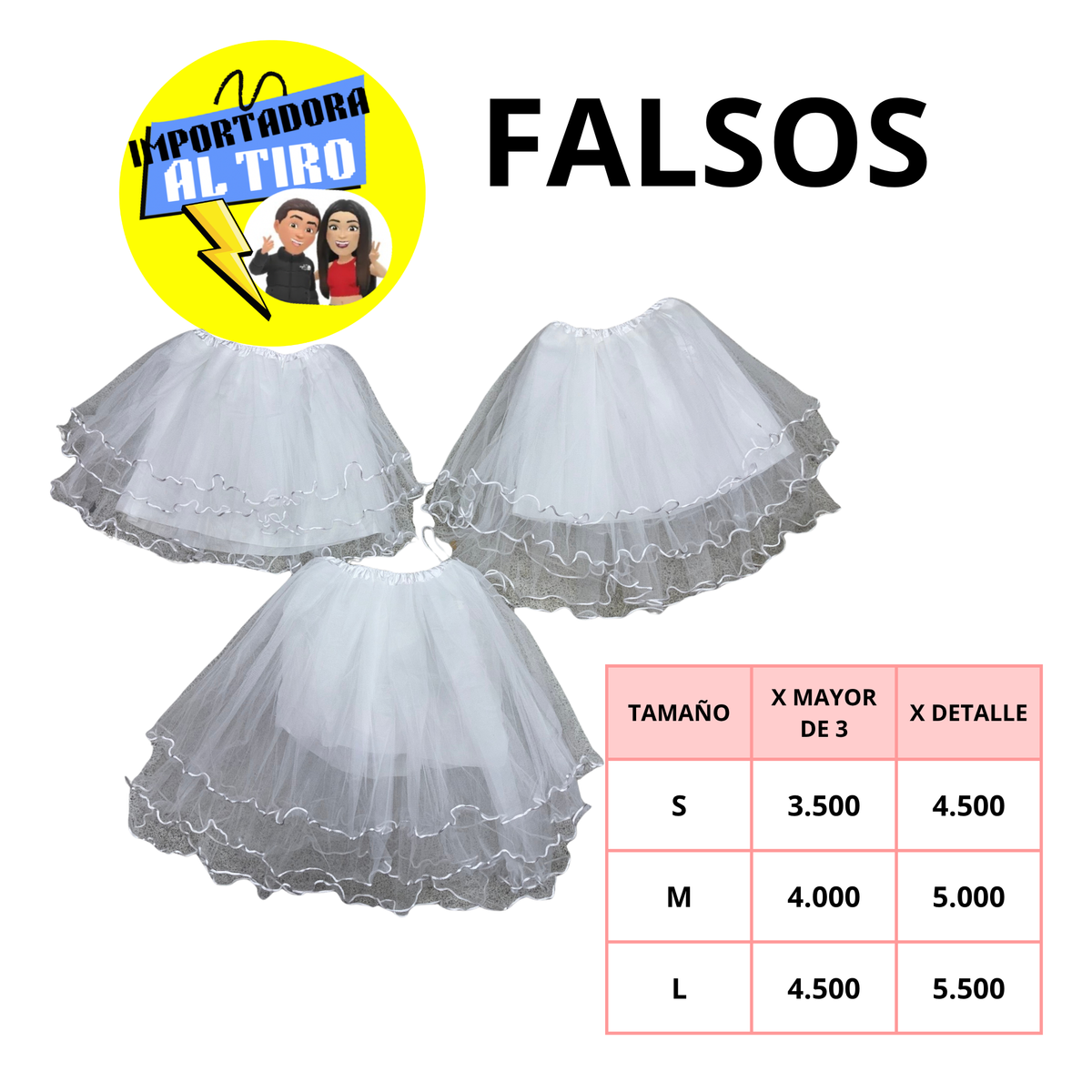 FALSOS DE 3 CAPAS
