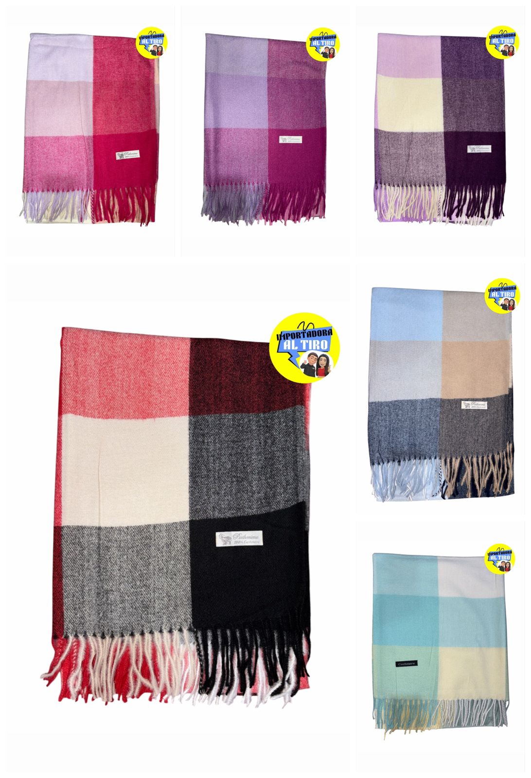 Cashmere cuadrille surtido