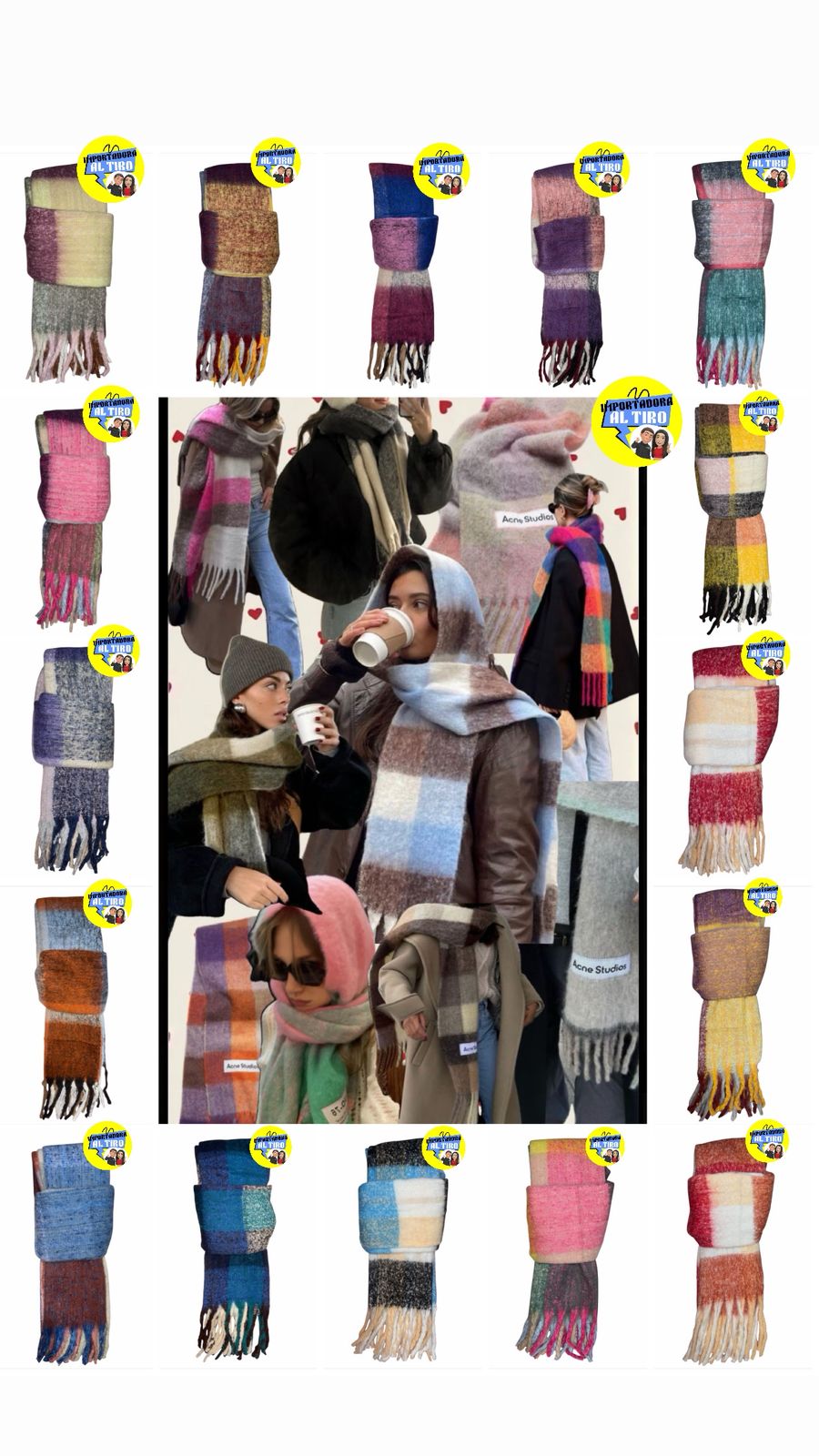 Maxi bufanda cudrille SURTIDO