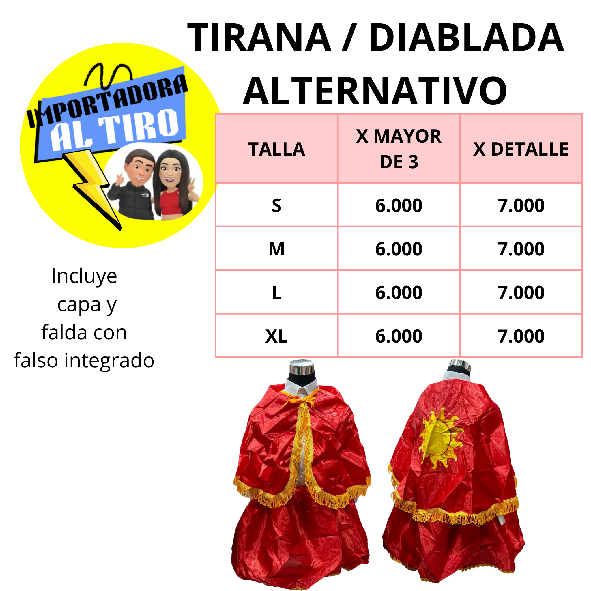 TIRANA / DIABLADA ALTERNATIVO
