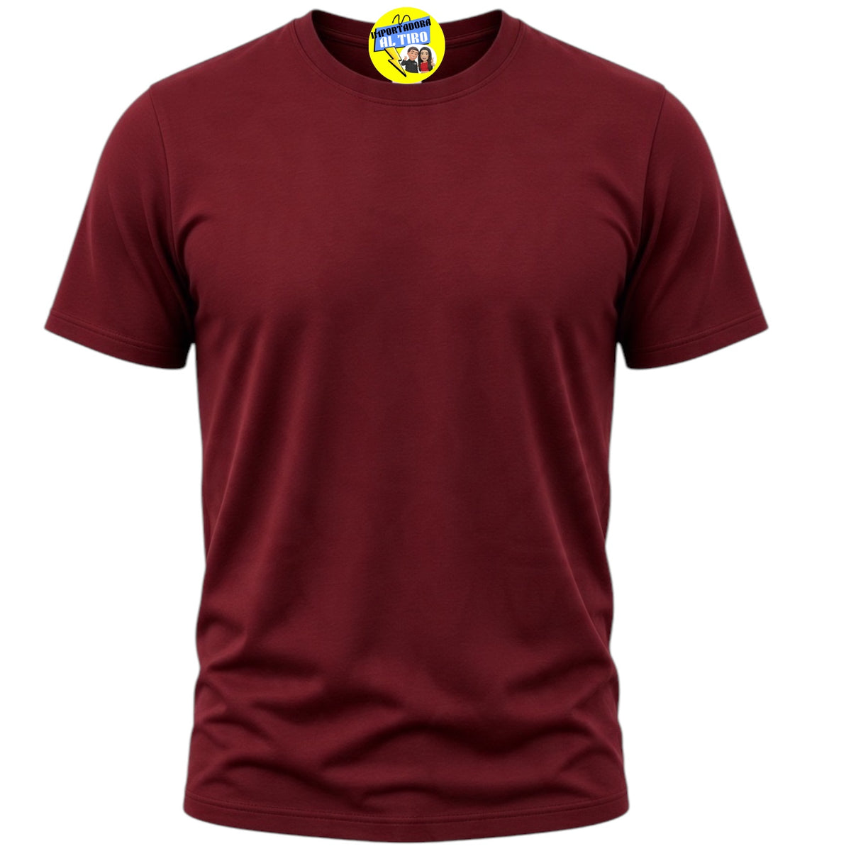 POLERA UNISEX BURDEO ALGODÓN