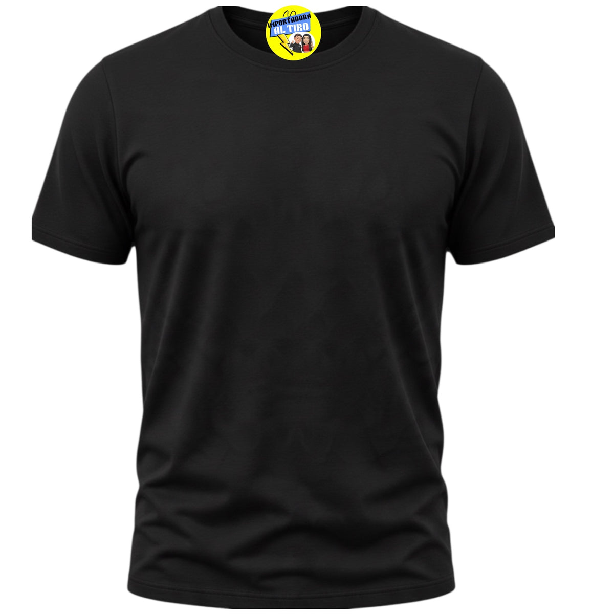 POLERA UNISEX NEGRO ALGODÓN
